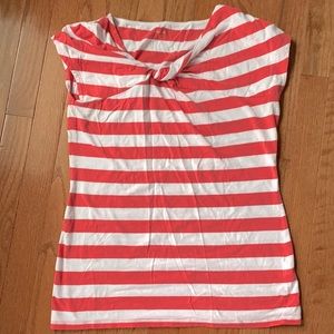 Garnet Hill Striped T-Shirt, Size S